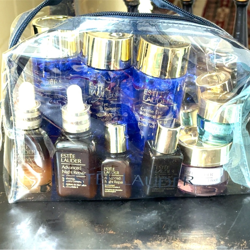 Estee Lauder Advanced Night Repair Set with Brown and Gold